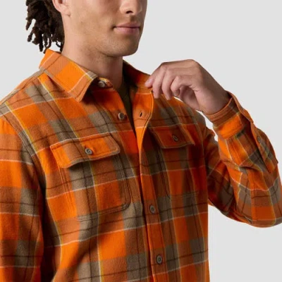 Backcountry Venture Midweight Flannel Shirt In Orange