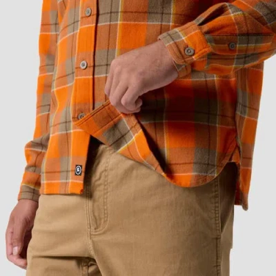 Backcountry Venture Midweight Flannel Shirt In Orange