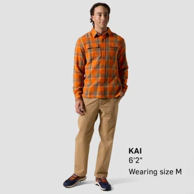 Backcountry Venture Midweight Flannel Shirt In Orange