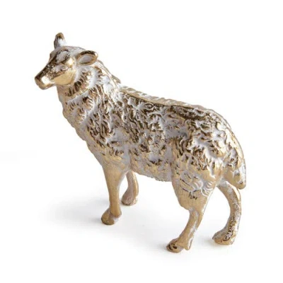 Napa Home & Garden Tufton Sheep Sculpture Decorative Object In Gold