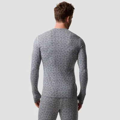 Backcountry Cedars Rws Merino Mid-wt Baselayer Crew Top In Gray