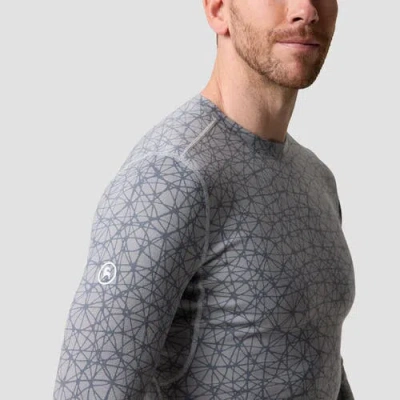 Backcountry Cedars Rws Merino Mid-wt Baselayer Crew Top In Gray