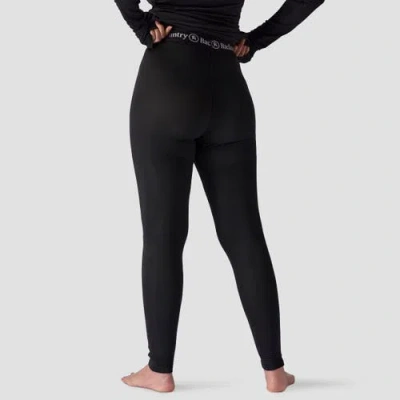 Backcountry Cedars Rws Merino Lt-wt Baselayer V-waist Bottom In Black