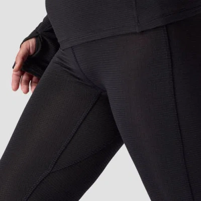 Backcountry Cedars Rws Merino Lt-wt Baselayer V-waist Bottom In Black