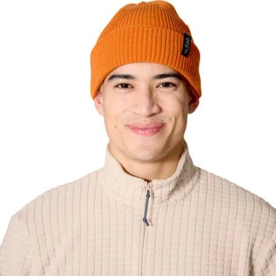 Rab Perimeter Rolled Beanie In Orange