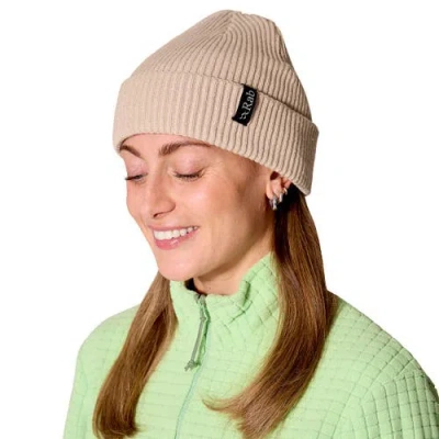 Rab Perimeter Rolled Beanie In Brown
