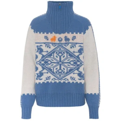 Kari Traa Saga Knit Sweater In Blue