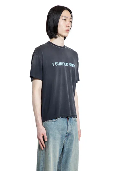 Stockholm Surfboard Club Box Fit Perfect Organic Cotton Graphic T-shirt In Black