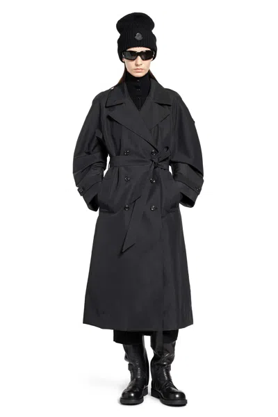 Moncler Genius Moncler X Edward Enninful Zake Technical Trench Coat In Black