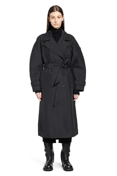 Moncler Genius Moncler X Edward Enninful Zake Technical Trench Coat In Black