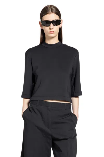 Moncler Genius Moncler X Ee72 By Edward Enninful Neoprene T-shirt In Black