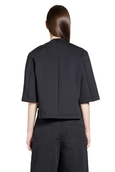 Moncler Genius Moncler X Ee72 By Edward Enninful Neoprene T-shirt In Black