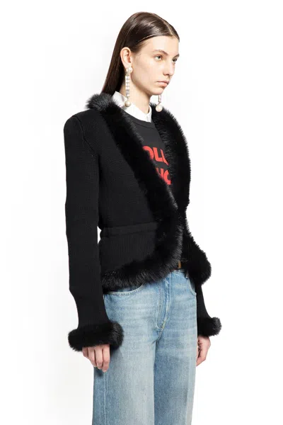 Valentino Wool Crepe Jacket In Black