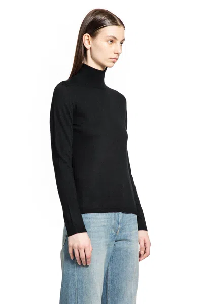 Max Mara Cashmere Turtleneck Sweater In Black