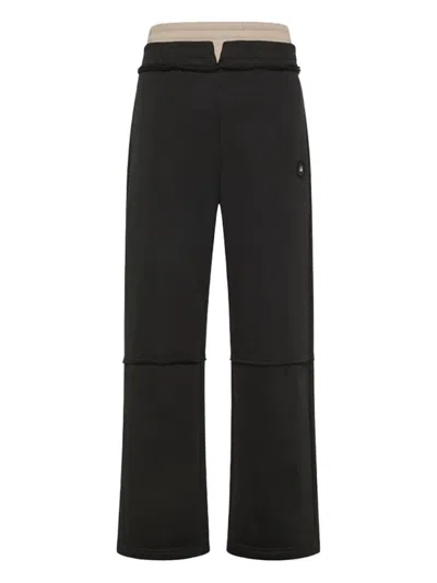 Peuterey Classic Tailored Trousers With Straight Leg Cut In Black