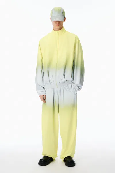 Alexander Wang Reflective Track Jacket In Yellow