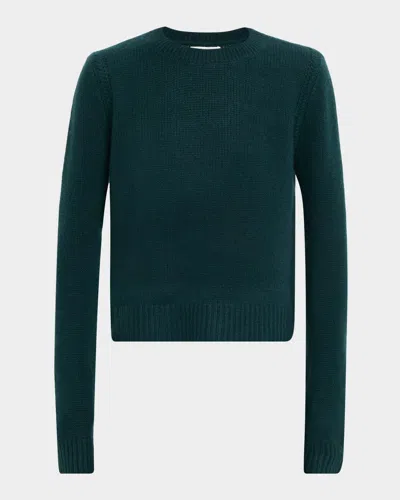 Sablyn Noa Shunken Crewneck Sweater Sacramento In Green