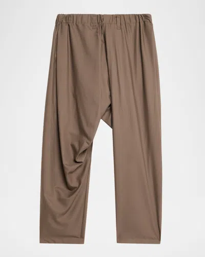 Issey Miyake Men's Swing Pants In Brown