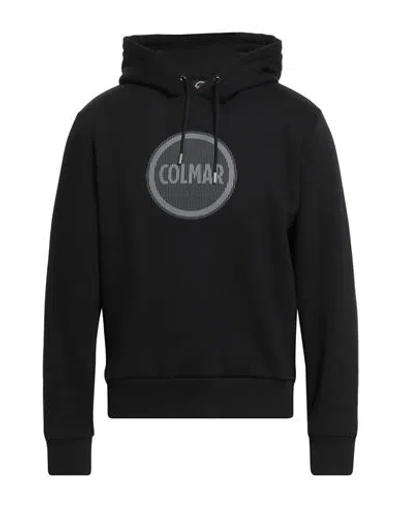 Colmar Man Sweatshirt Charcoal Size L Cotton, Polyester In Black