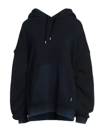 Cotton Citizen Woman Sweatshirt Navy Size L Cotton In Blue