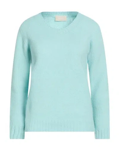 Drumohr Woman Sweater Light Green Size M Lambswool In Green