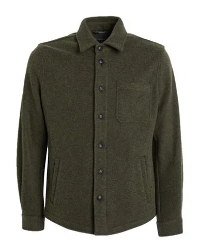 Fedeli Man Jacket Military Green Size 40 Cashmere In Green
