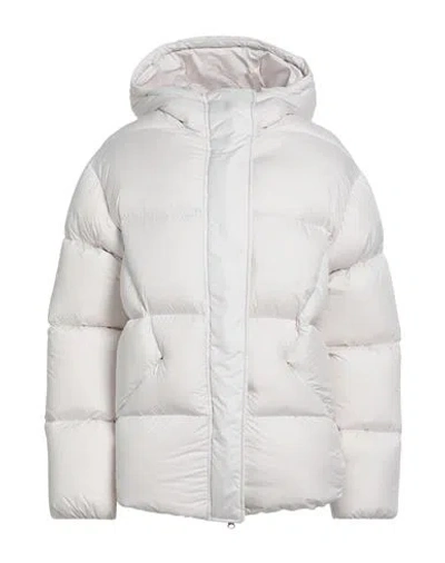 Colmar Woman Puffer Cream Size 10 Polyester In White