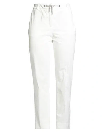 Eleventy Woman Pants White Size 12 Cotton In White