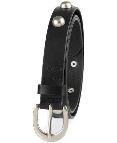 Levi's Skinny Studded Casual Leather Belt In Black