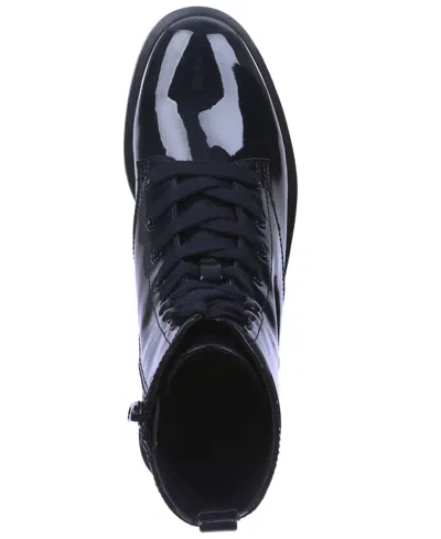 On 34th Women's Terissa Lace-up Booties, Created For Macy's In Black