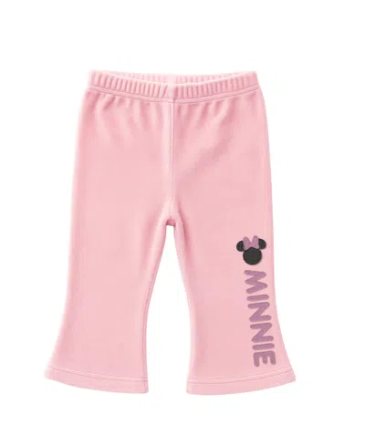 Disney Baby Girls 2-piece Minnie Top And Pants Set In Pink