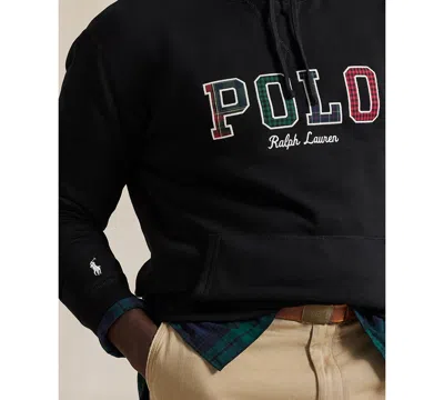 Polo Ralph Lauren Men's B&t Graphic Hooded Sweatshirt In Black