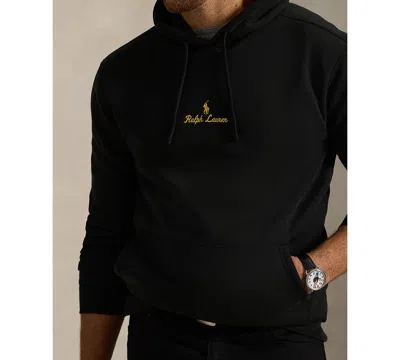 Polo Ralph Lauren Men's B&t Long Sleeve Graphic Hooded Sweatshirt In Black