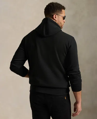Polo Ralph Lauren Men's B&t Long Sleeve Graphic Hooded Sweatshirt In Black