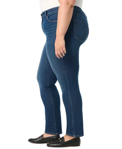 Gloria Vanderbilt Plus Size High-rise Amanda Jeans In Blue