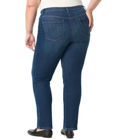 Gloria Vanderbilt Plus Size High-rise Amanda Jeans In Blue