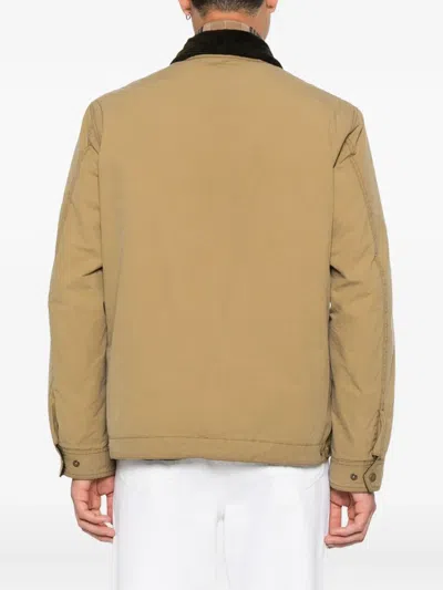 Barbour International Flap-pocket Jacket In Brown