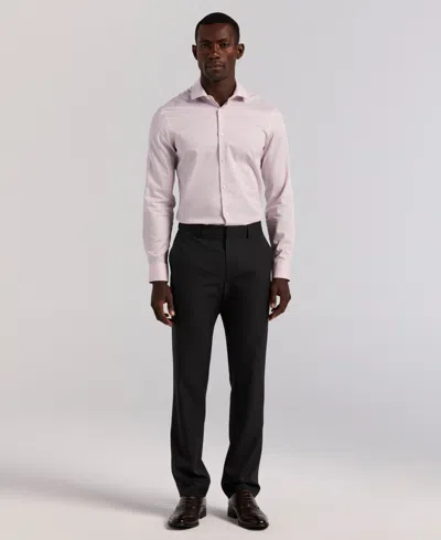 Perry Ellis Portfolio Men's Modern-fit Stretch Solid Resolution Pants In Black