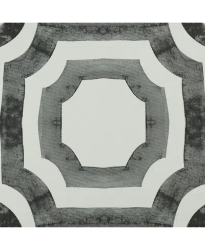 Half Price Drapes Mecca Steel Geometric Printed Cotton Room Darkening Curtain