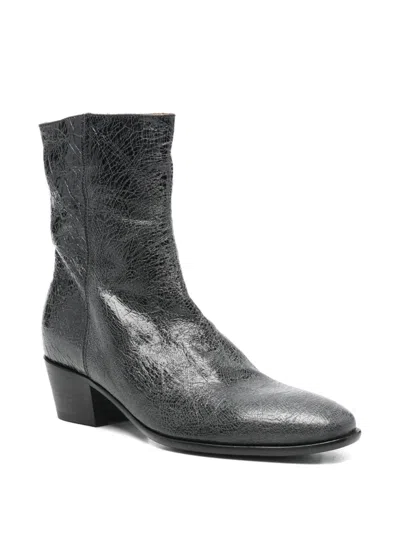 Fiorentini + Baker Matt Zip-up Boots In Black