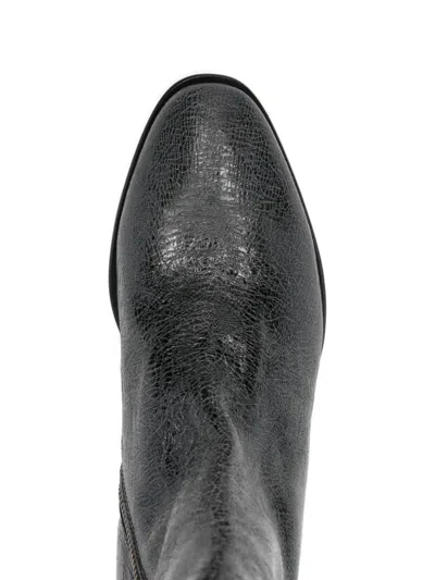 Fiorentini + Baker Matt Zip-up Boots In Black
