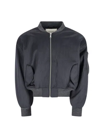 Entire Studios Bomber Zip In Gray