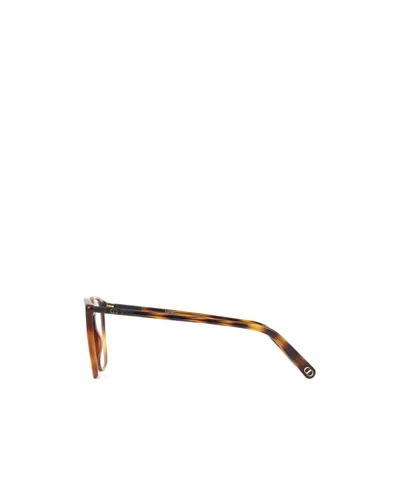 Dior Eyewear Square Frame Glasses In Brown