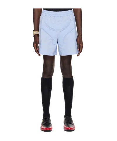 Walter Van Beirendonck Blue Space Shorts In Blue