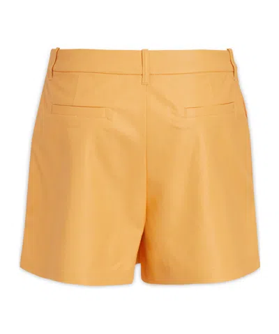 Stand Studio Belt Loop Shorts In Yellow