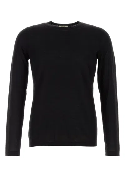 Le Kasha Black Cashmere Kyoto Sweater In Black