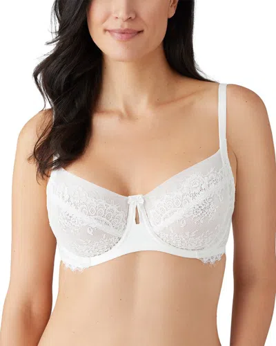 Wacoal Center Stage Full Coverage Underwire Bra In White