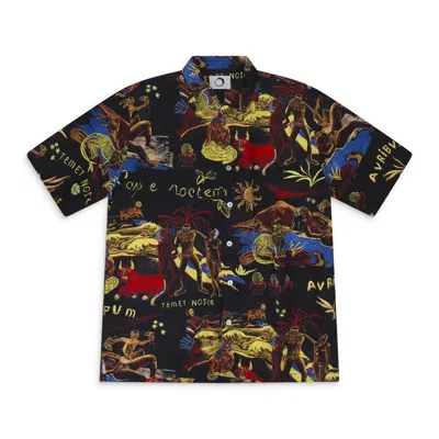 Endless Temet Nosce Aloha Multicolored Button-down Shirt In Multi
