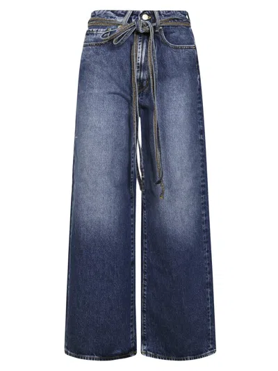 Cycle Denim Indie Leg Stone Wash In Blue