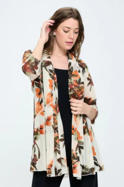 Truedames Plus Size Mr Princess Jacket In Multi